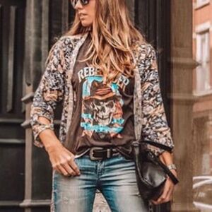 Spell & The Gypsy Duster w/gold threading Size S/M